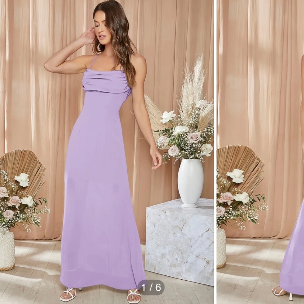 Formal Lavender Cami Dress